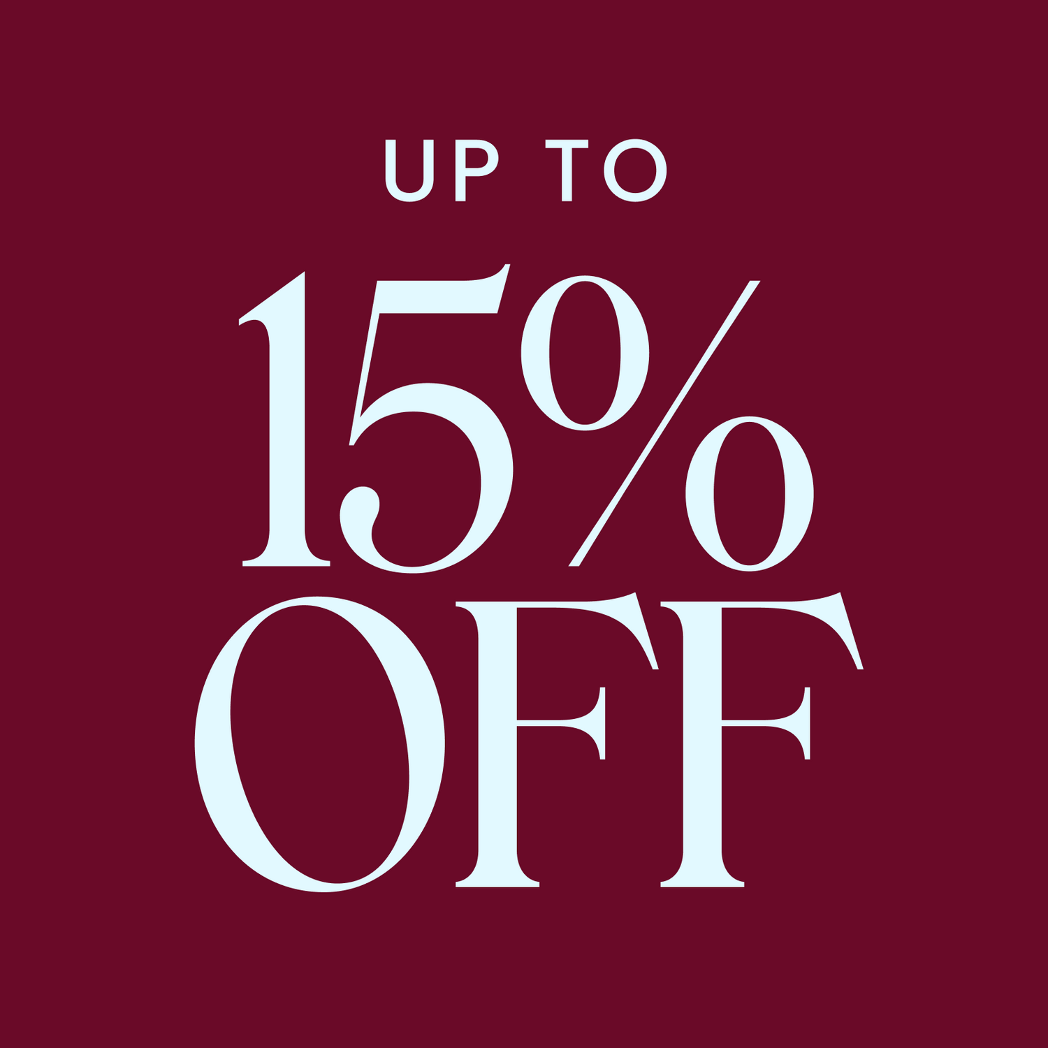 15% Off