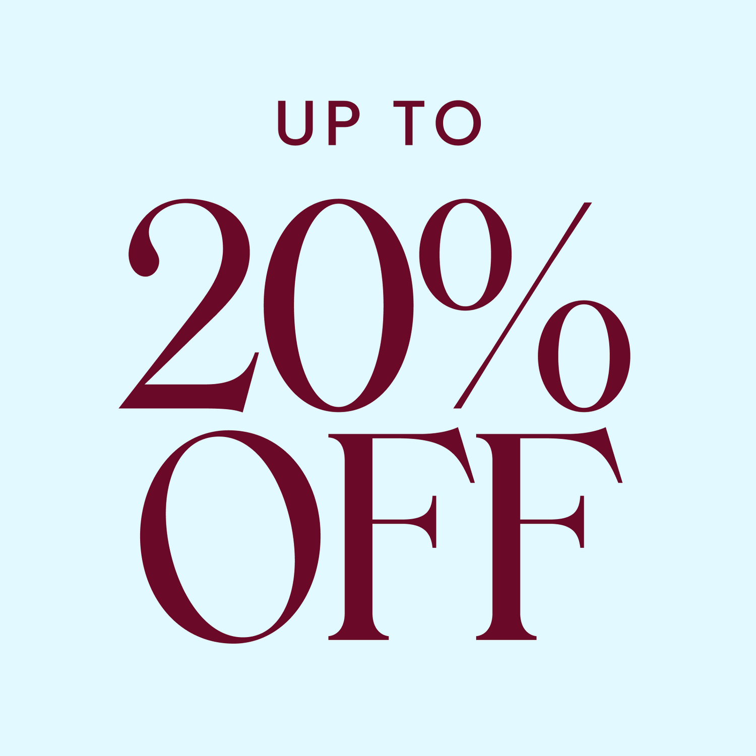 20% Off