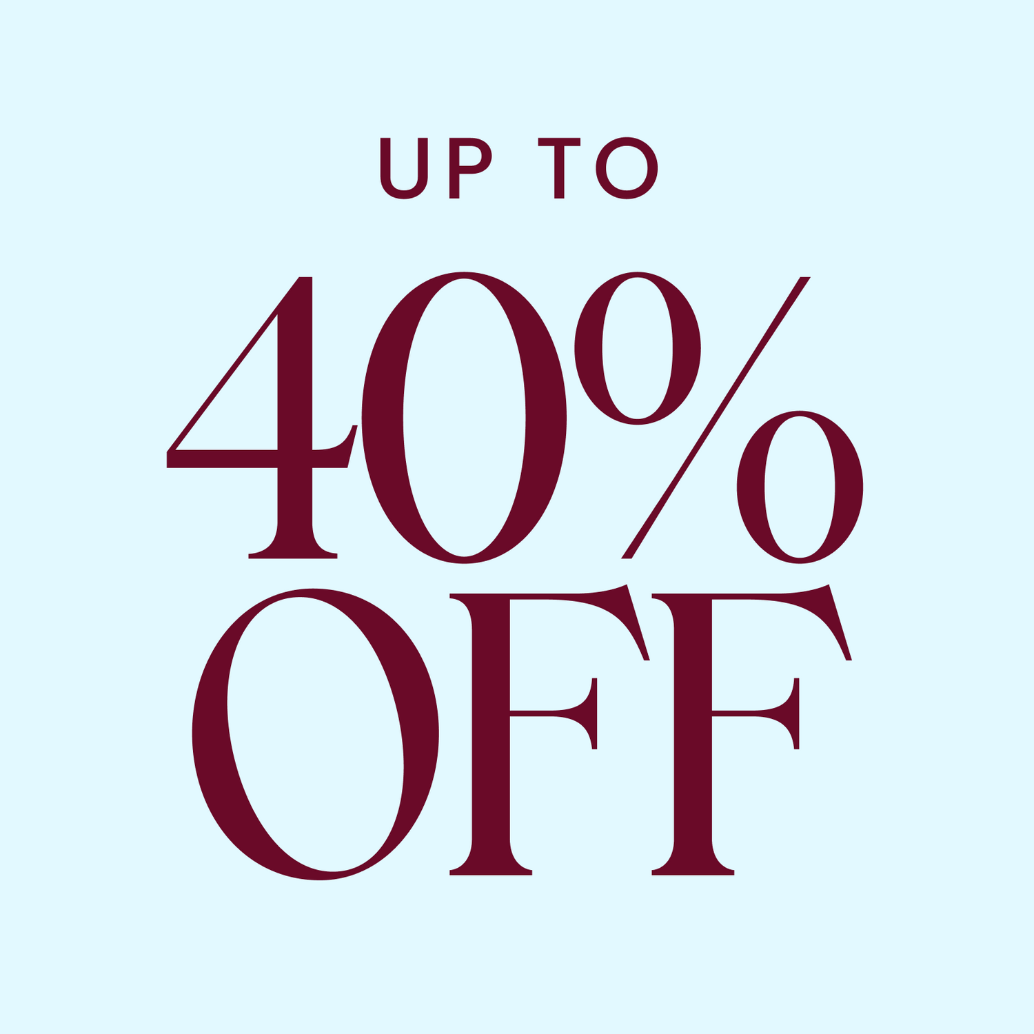 40% Off