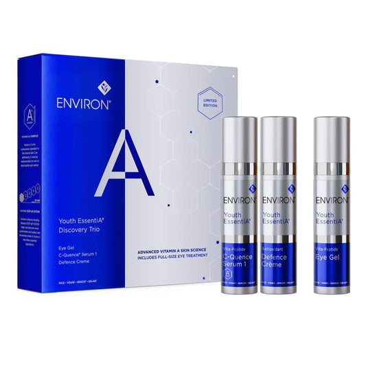 Youth EssentiA Discovery Trio - Eye Gel, C-Quence Serum 1 and Defence Creme
