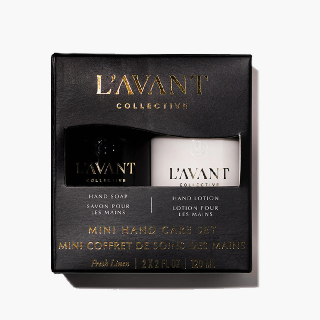 Fresh Linen Mini Hand Care Set - Hand Soap + Hand Lotion