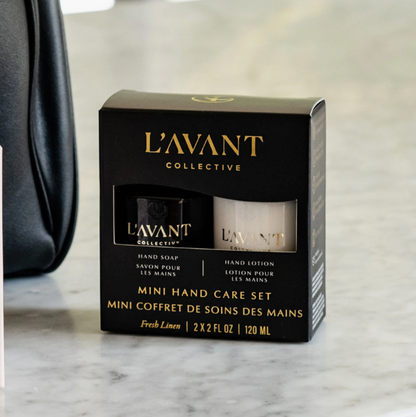 Fresh Linen Mini Hand Care Set - Hand Soap + Hand Lotion