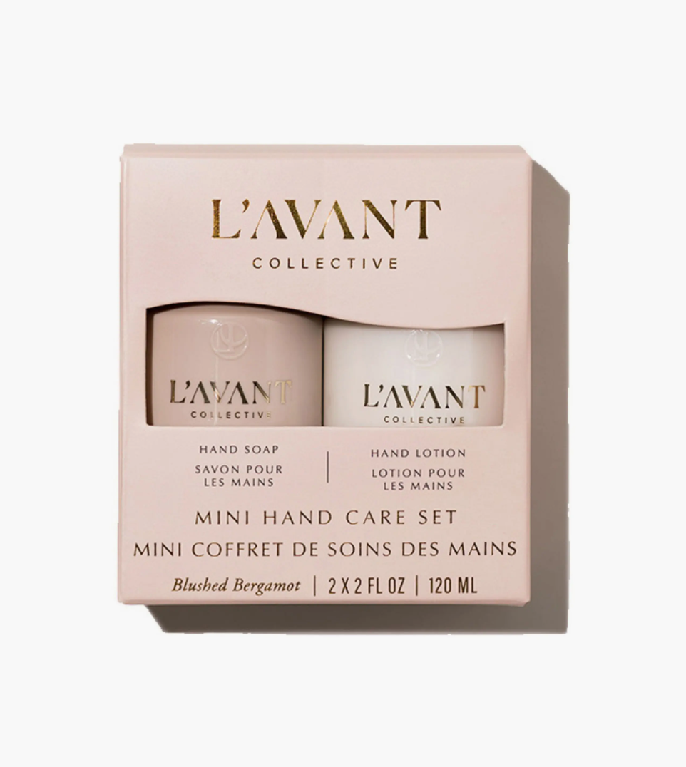 Blushed Bergamot Mini Hand Care Set - Hand Soap + Hand Lotion