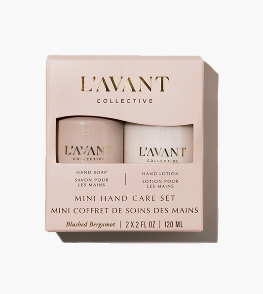 Blushed Bergamot Mini Hand Care Set - Hand Soap + Hand Lotion