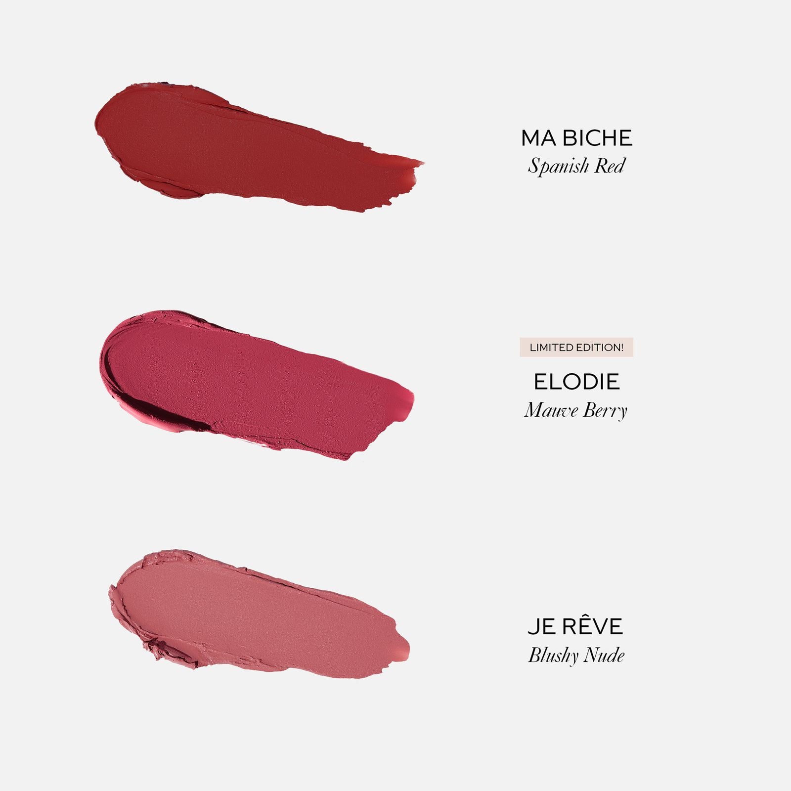 Petite Lip Suede Matte Lipstick Trio