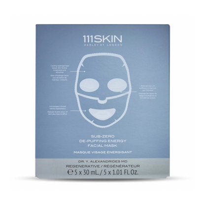 Cryo De-Puffing Energy Facial Mask: Revitalizing Mask for Tired Skin