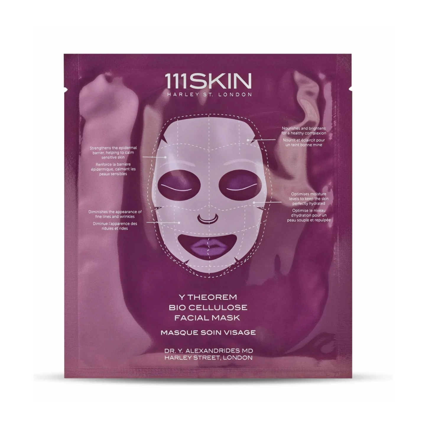 Y Theorem Bio Cellulose Facial Mask: Calming Mask for Stressed Skin